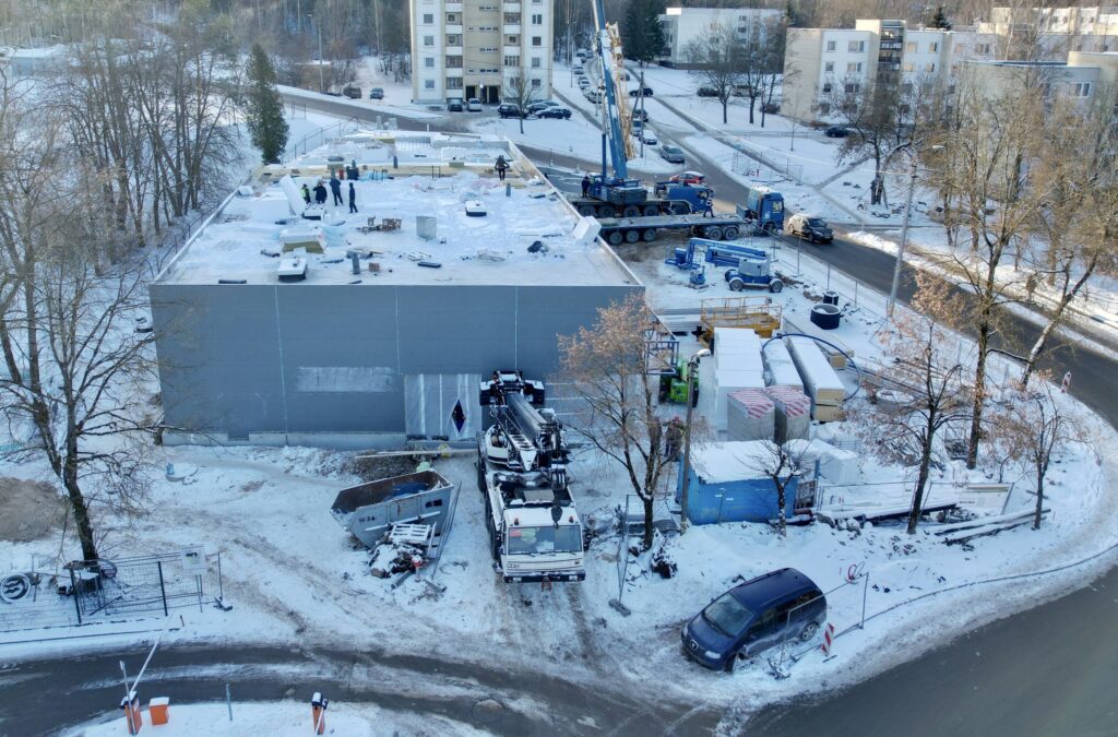 Maxima Keramikų g. 4 (Keramikų g. 4) - Food store - construction photos