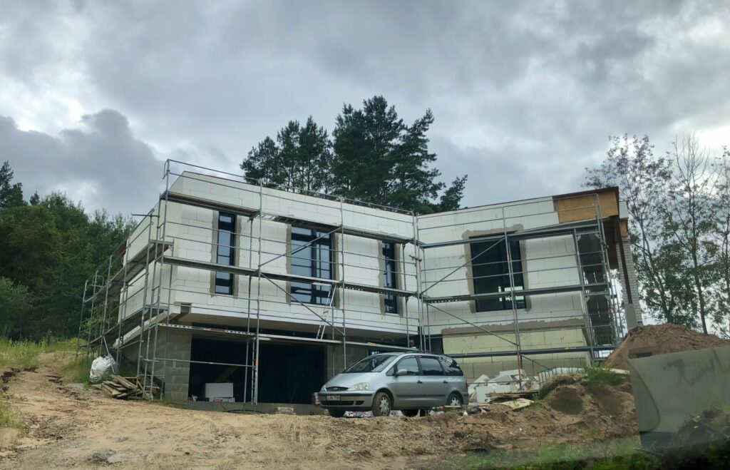 Terasų g. 21 (Terasų g. 21) - Row housing - construction photos