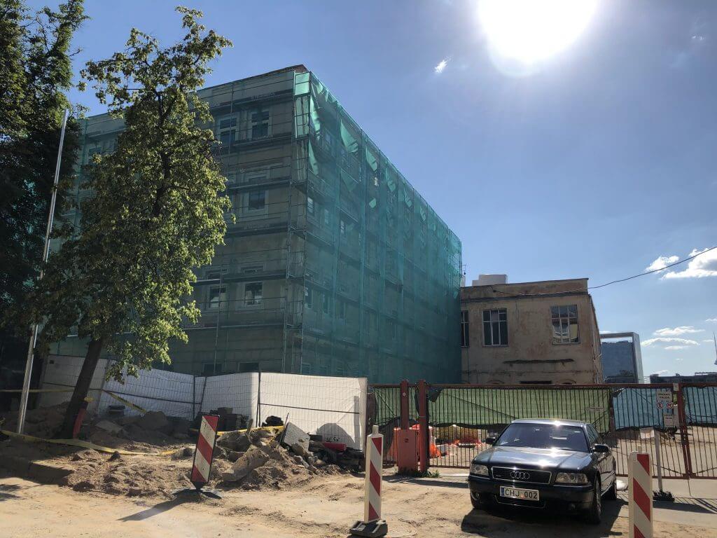 Aludarių g. 1 (Aludarių g. 1) - Office center - construction photos