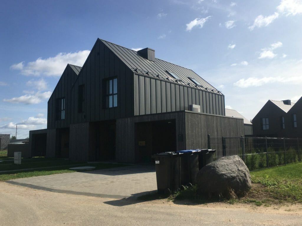 Sostinės parko namai (Šumsko g. 27) - Row housing - construction photos