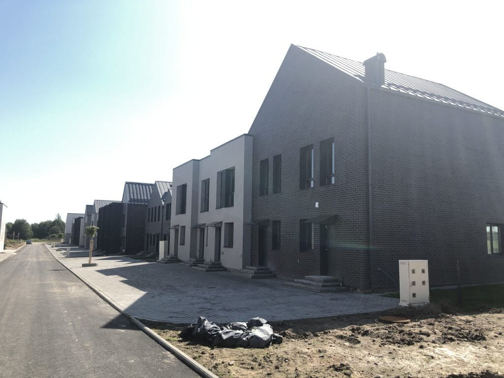 Kalnėnų panorama (Kašubų g.) - Row housing - construction photos