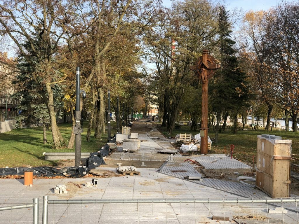 Danės krantinių rekonstrukcija (Danės g.) - Park - construction photos