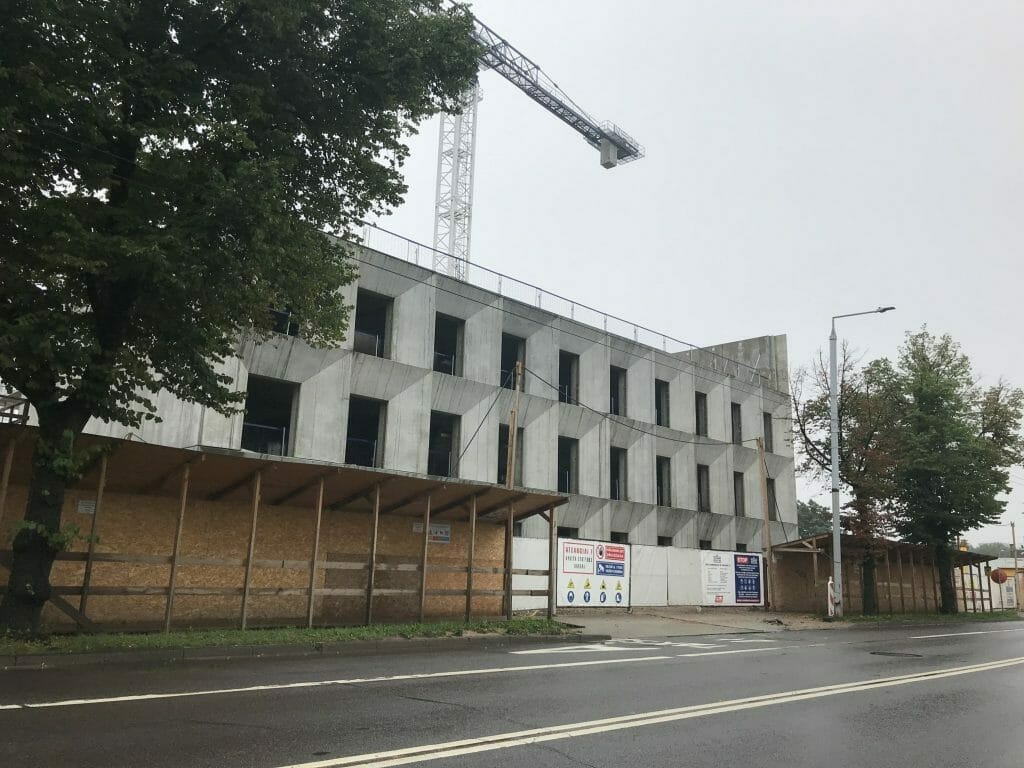 Cyber City 1 etapas (Švitrigailos g. 32) - Office center - construction photos