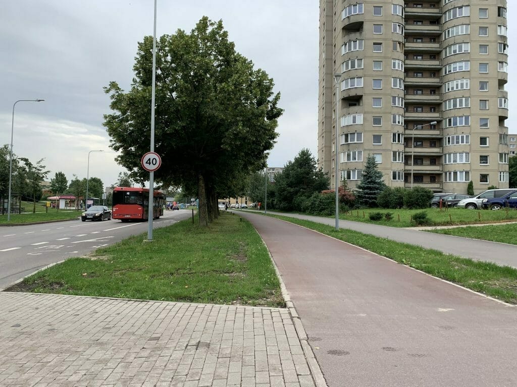 S. Stanevičiaus g. dviračių takas (S. Stanevičiaus g.) - Bike path - construction photos