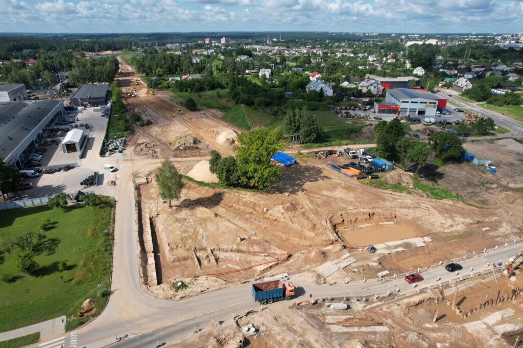Kauno pietrytinis aplinkelis 1 etapas (Pietrytinis aplinkkelis) - Road - construction photos