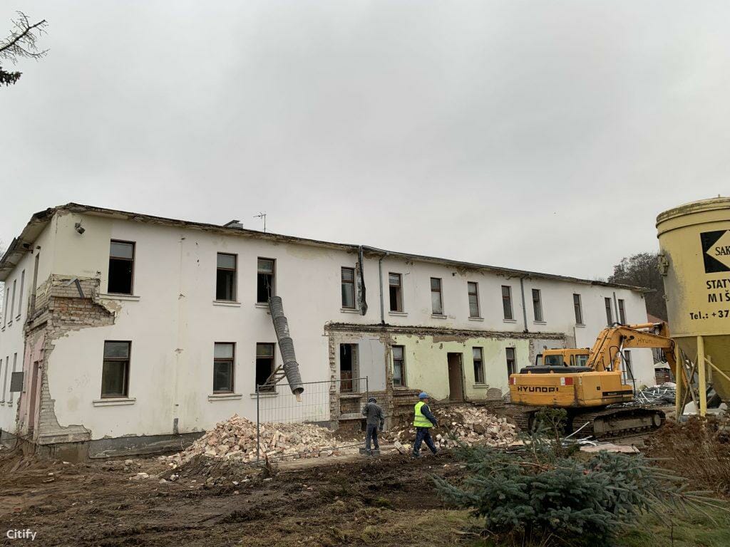 Darželis Jūratės g. (Jūratės g. 19) - Primary and secondary education - construction photos