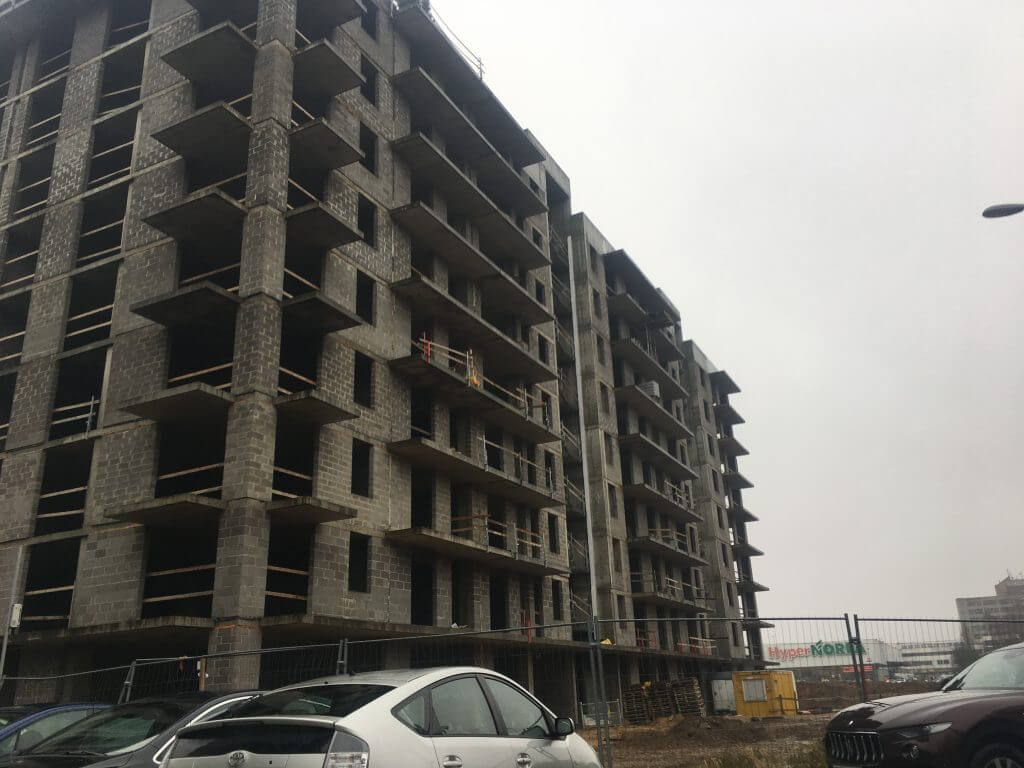 Trinapolio namai 1 etapas (Trinapolio g. 3) - Multi apartment - construction photos