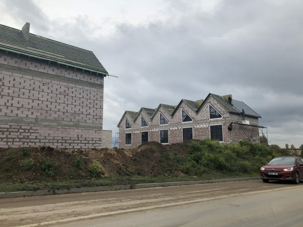 Pakarvių g. 1, 3 (Pakarvių g. 1, 3) - Row housing - construction photos