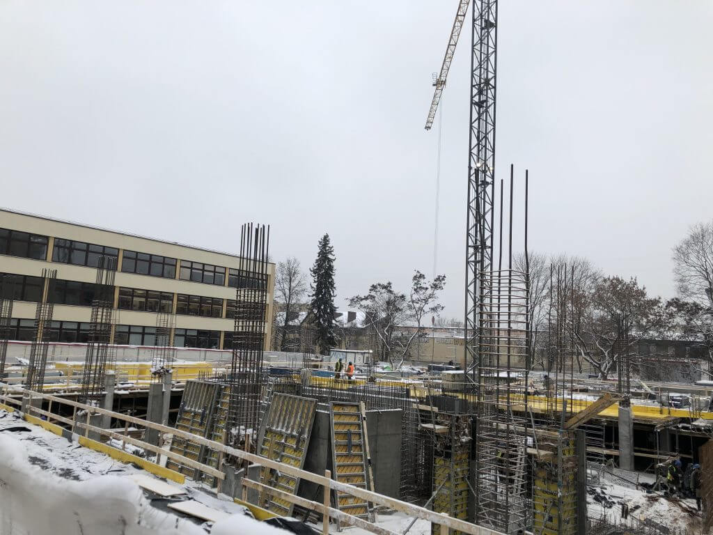 Antakalnio panorama (Smėlio g. 31) - Daudzdzīvokļu nams - būvdarbu attēli