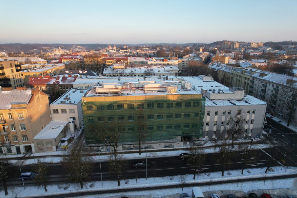 Mykolo Marcinkevičiaus ligoninės plėtra (Kauno g. 7) - Hospital - construction photos