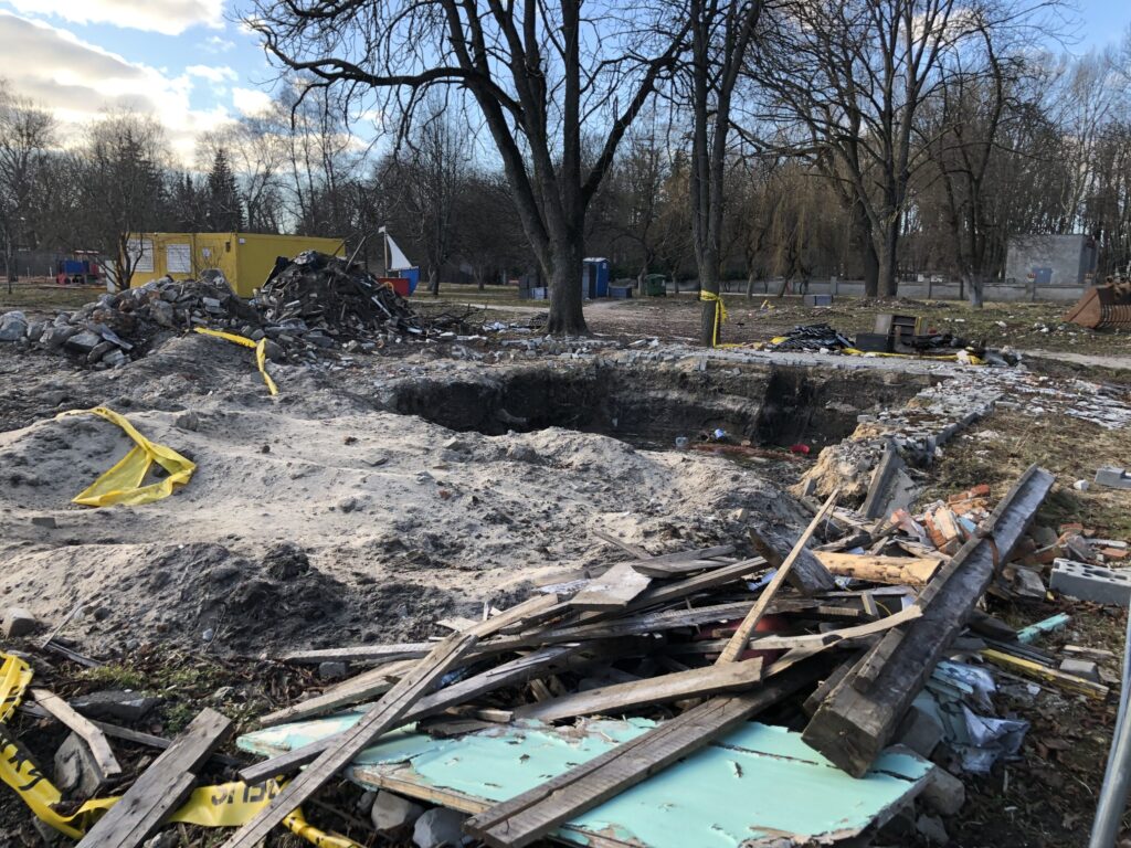 Vaikų darželis "Svirpliukas" (Liepų g. 43A) - Science institution - construction photos