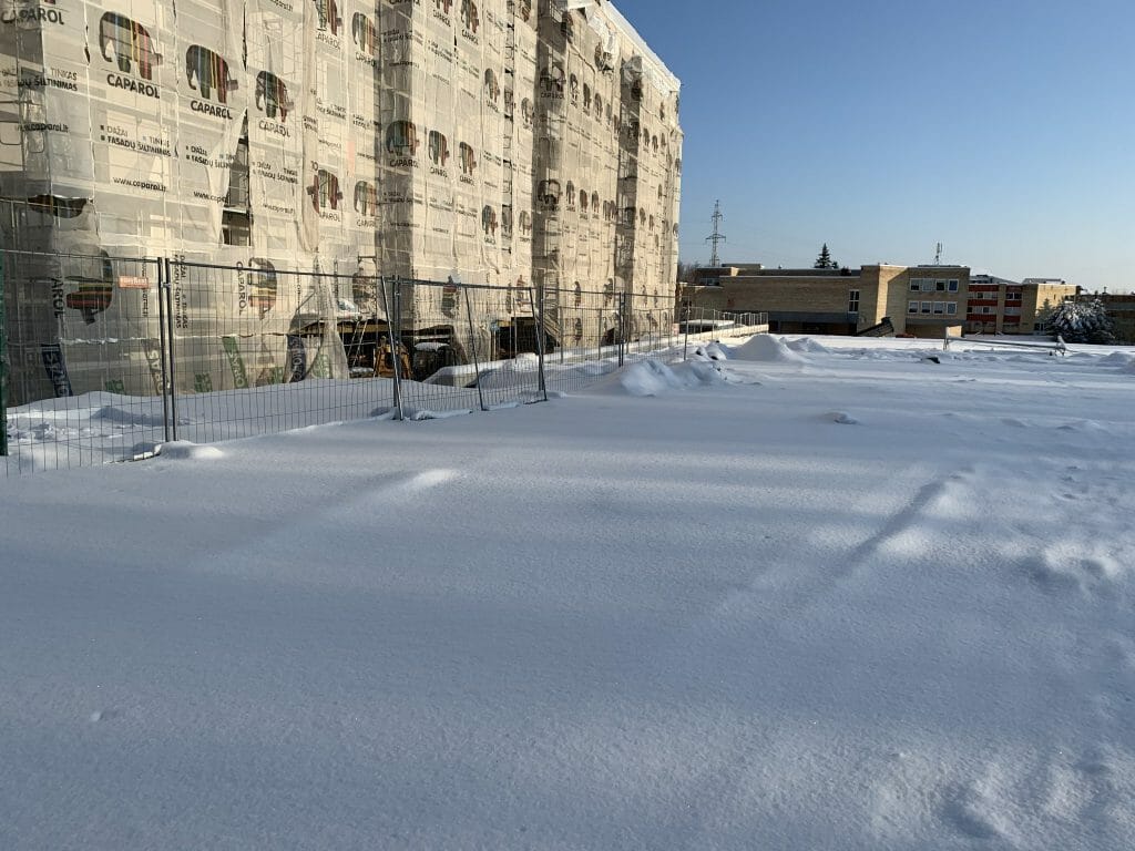 Sporto aikštynai Ozo g. (Ozo g. 39B) - Spordiväljak - ehituse fotod