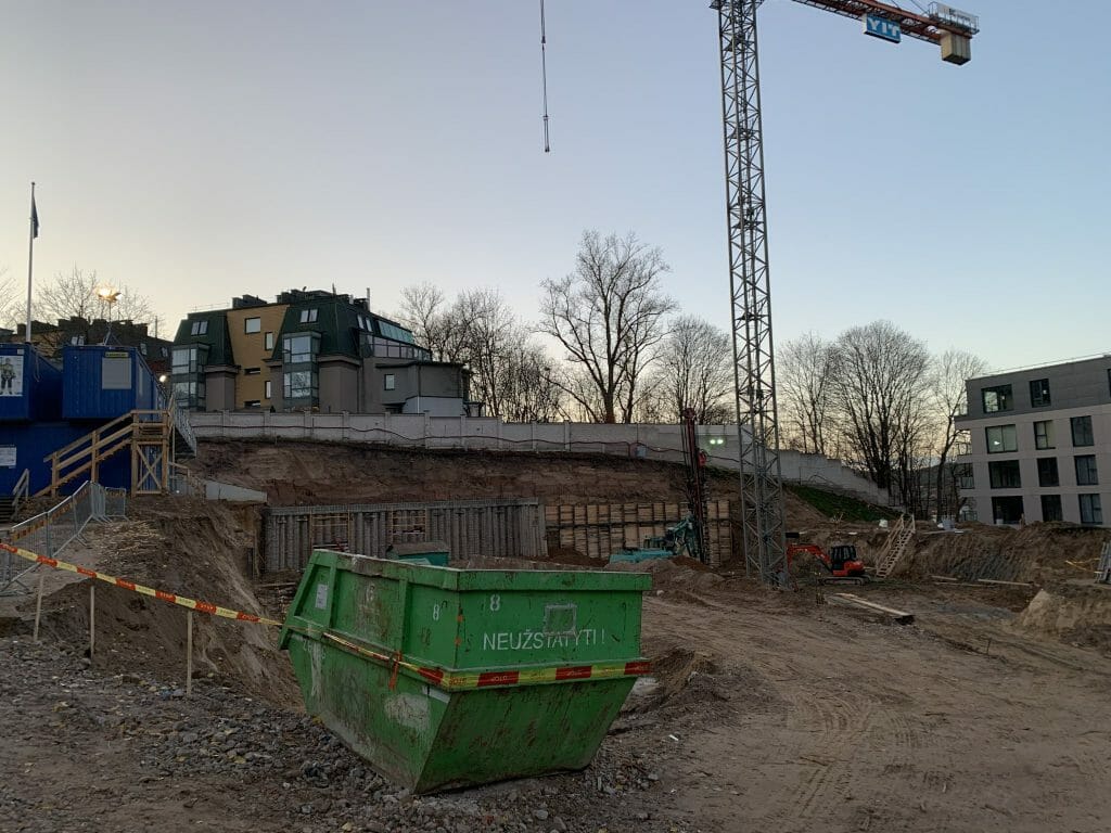 Matau Vilnių 3 etapas (Aludarių g. 9, 11) - Multi apartment - construction photos