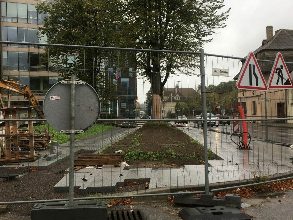 Ferdinando skveras (Jūros g., Gegužės g., Bokštų g., Krovėjų g.) - Square - construction photos