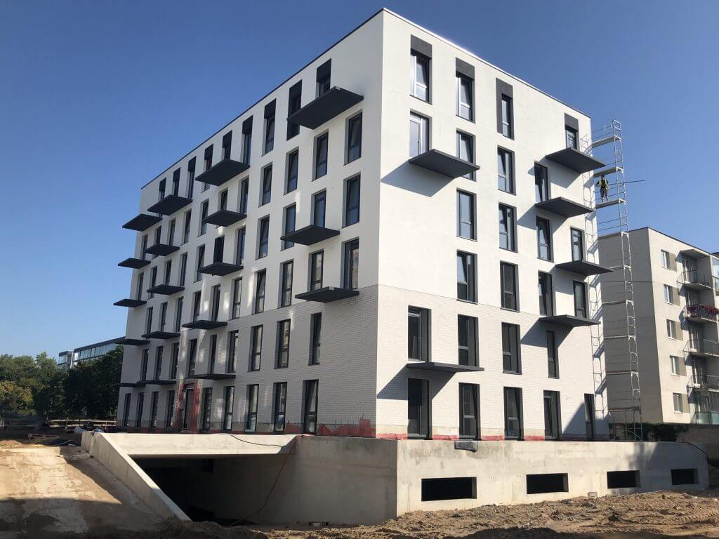 Centro rezidencija 2 etapas (Rinktinės g. 3) - Multi apartment - construction photos