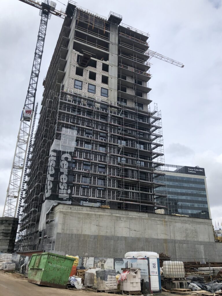 Sky Home (Juozo Rutkausko g. 19) - Multi apartment - construction photos