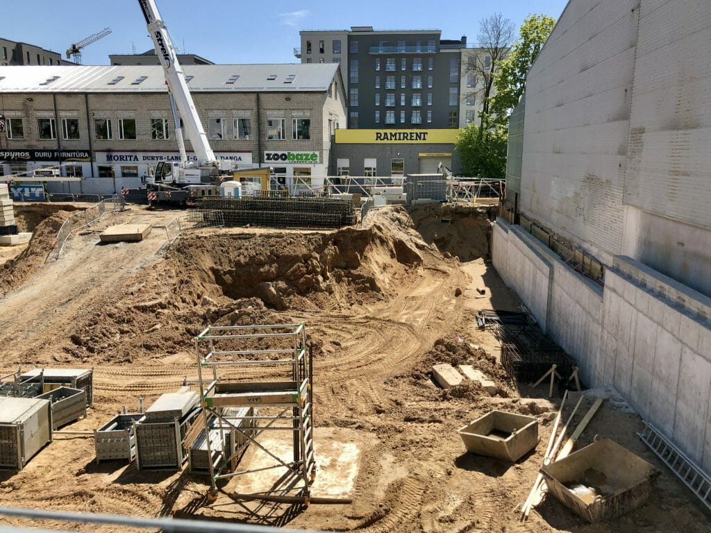 Žalgirio 112 (Žalgirio g. 112) - Biroju centrs - būvdarbu attēli