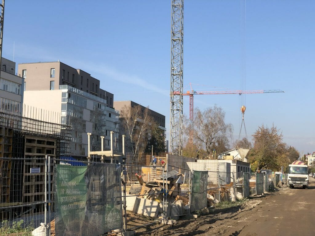 Kernavės aveniu (Kernavės g. 4) - Multi apartment - construction photos