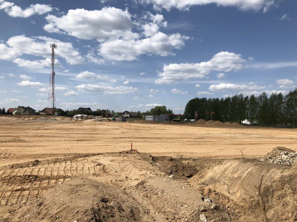 Moki-veži Pilaitė (Pilkalnio g. 3) - Shopping center - construction photos