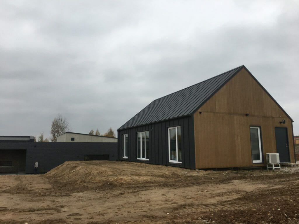 Lapino namai (Dusmenų g. 69) - Land plots - construction photos