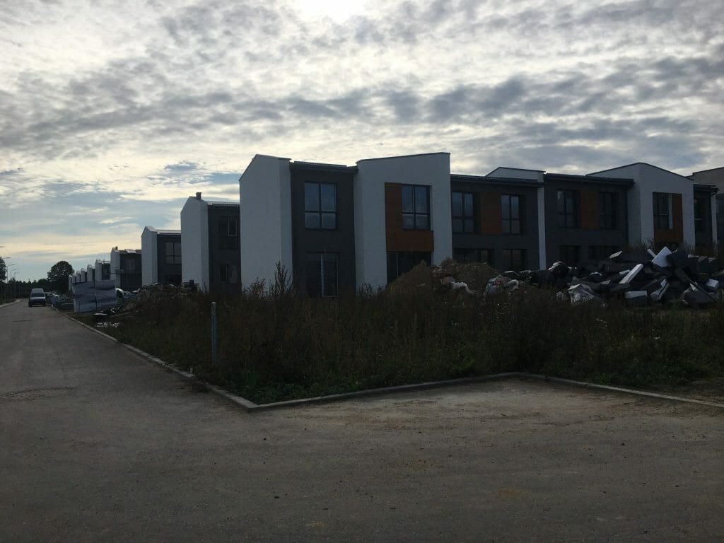 Kotedžai Kalnėnuose 2 etapas (Kroatų g.) - Row housing - construction photos