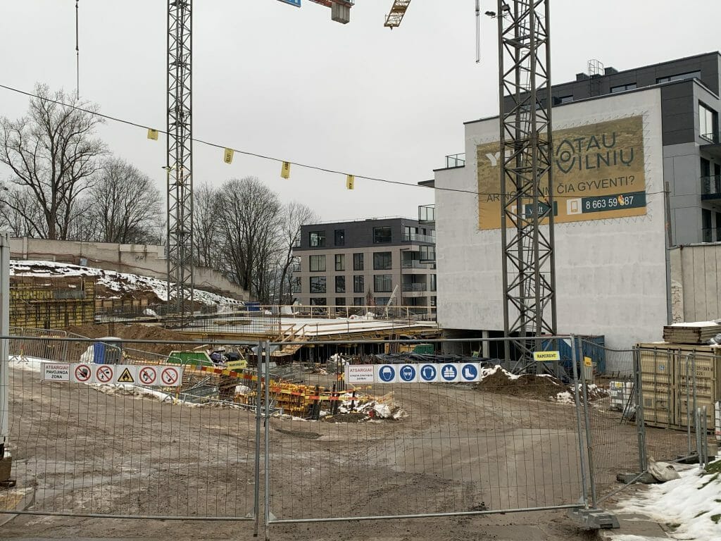 Matau Vilnių 3 etapas (Aludarių g. 9, 11) - Multi apartment - construction photos