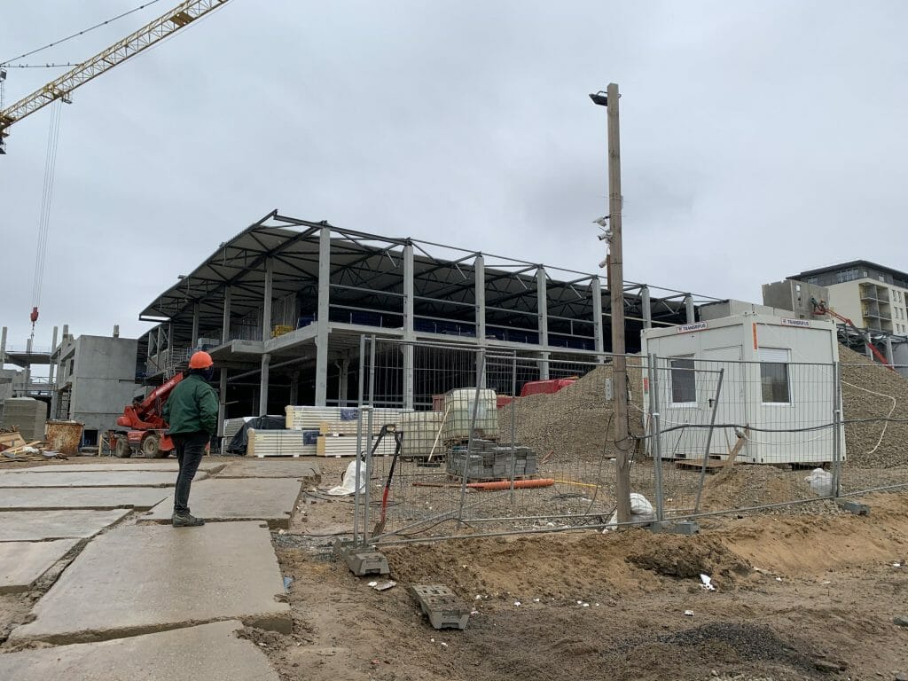Pašilaičiai PC (Pavilnionių g. 55) - Tirdzniecības centrs - būvdarbu attēli