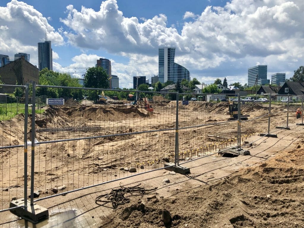 Namai-Kintai (sublokuoti namai) (Kintų g. 13) - Row housing - construction photos