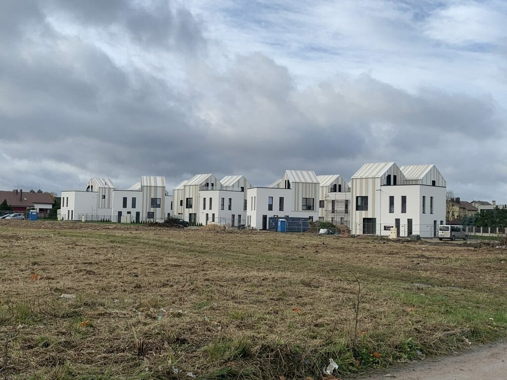 Skalvių vilos (Skalvių g. 23) - Row housing - construction photos