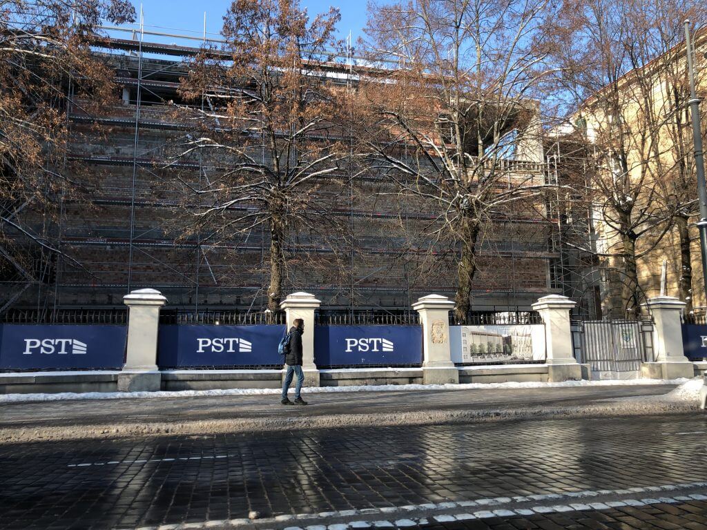 Vrublevskių bibliotekos rekonstrukcija (Žygimantų g. 1) - Library - construction photos