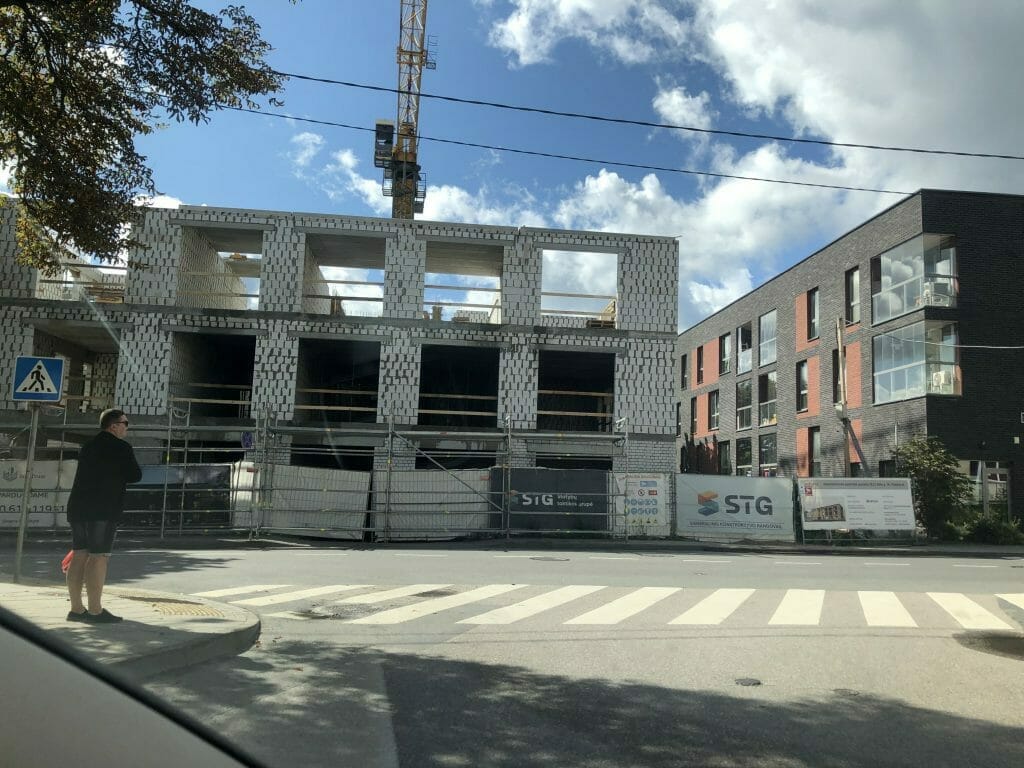 Sėlių 36 (Sėlių g. 36) - Daugiabutis - statybų nuotraukos