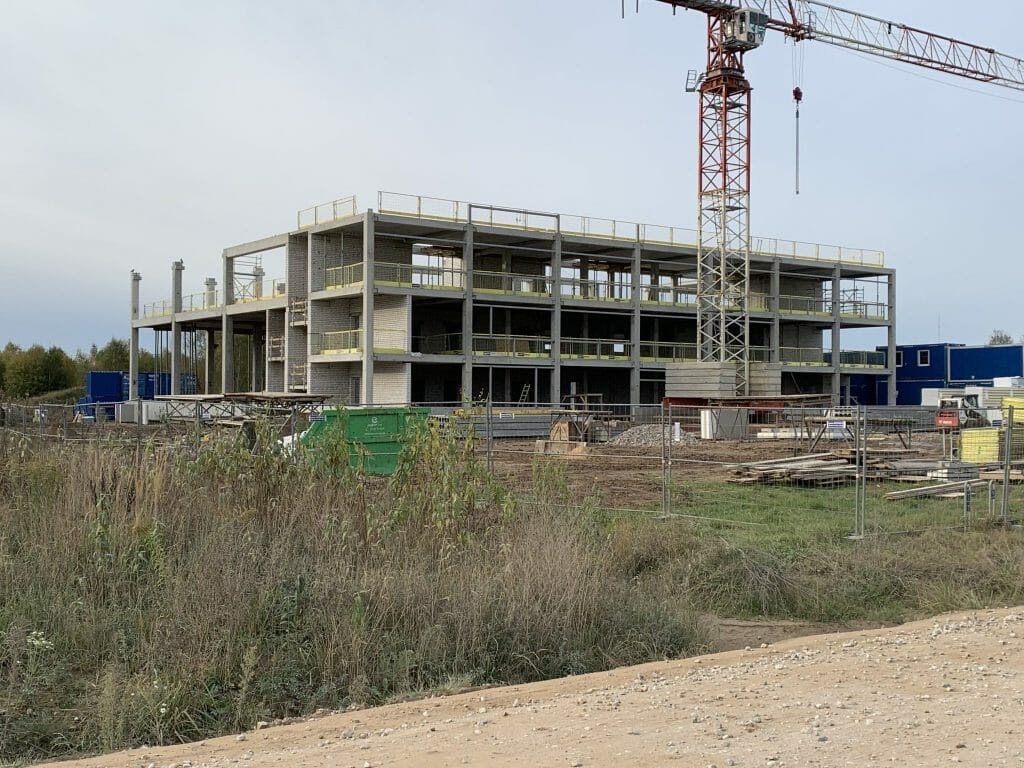 "GOTAS" administracinis (Nesvyžiaus g. 8) - Office center - construction photos