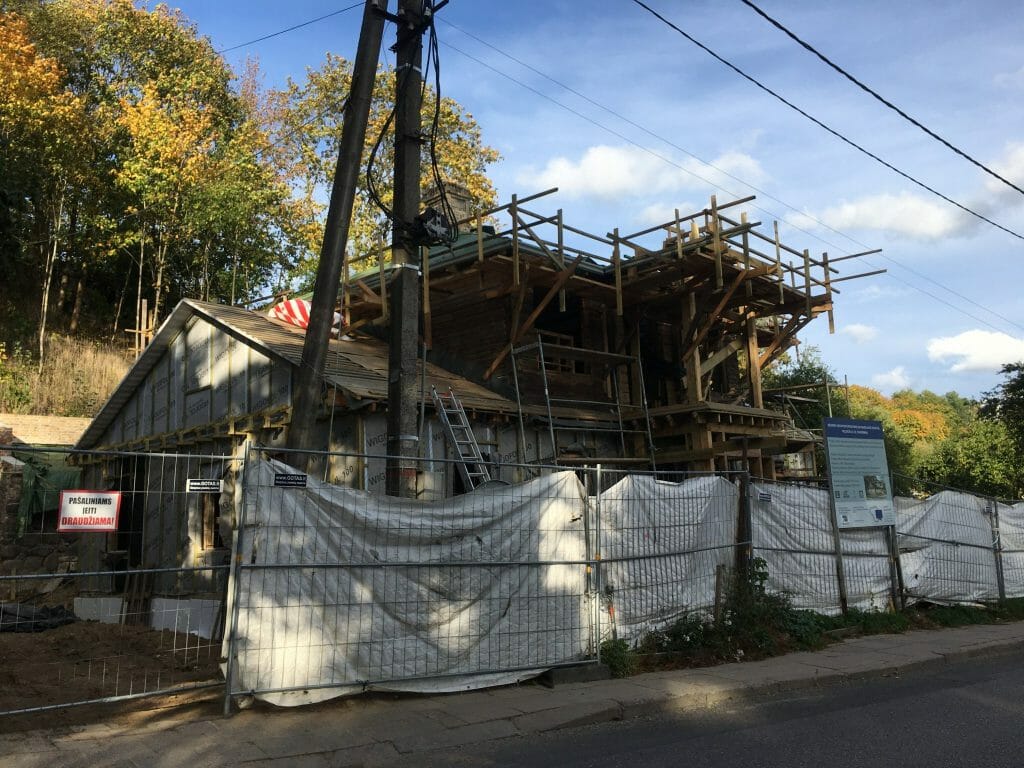 Medinės architektūros muziejus (Polocko g. 52) - Museum - construction photos