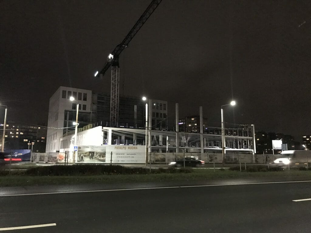 Freedom 36 (Laisvės pr. 36) - Office center - construction photos