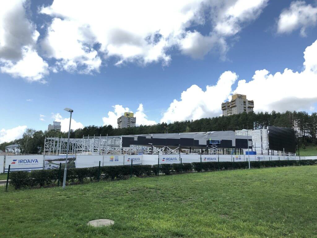 Lazdynų baseinas (Erfurto g. 13) - Pool - construction photos