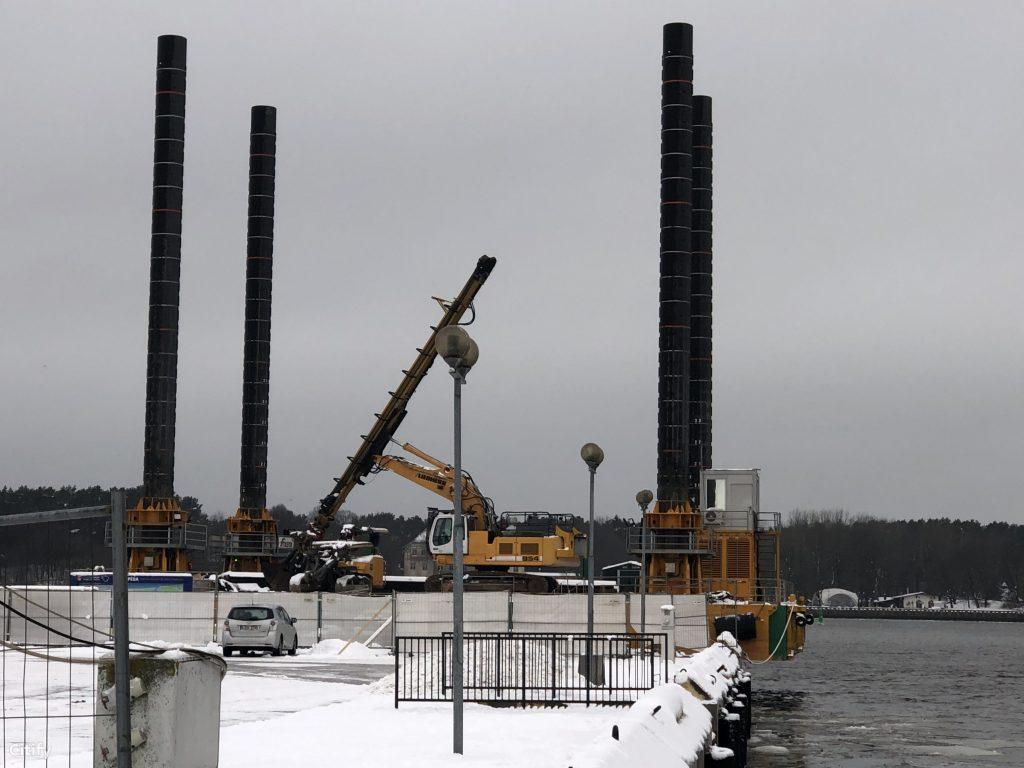 Kruizinių laivų terminalas 1 (Priešpilio g.) - Port / Harbour, Service terminal - construction photos