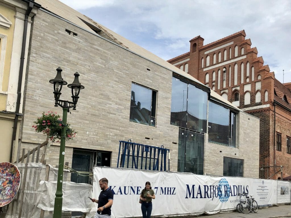 Marijos radijas (V. Sladkevičiaus g. 5) - Kultuurikeskus - ehituse fotod