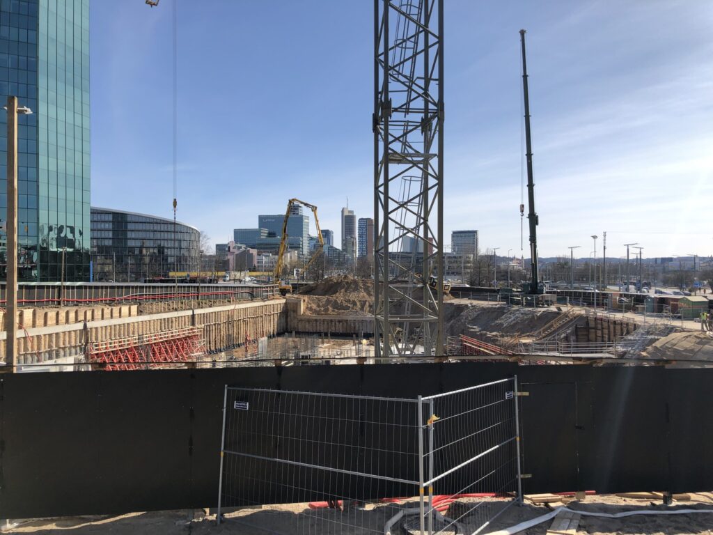 Teltonika Saltoniškių g. (Saltoniškių g. 14) - Office center - construction photos