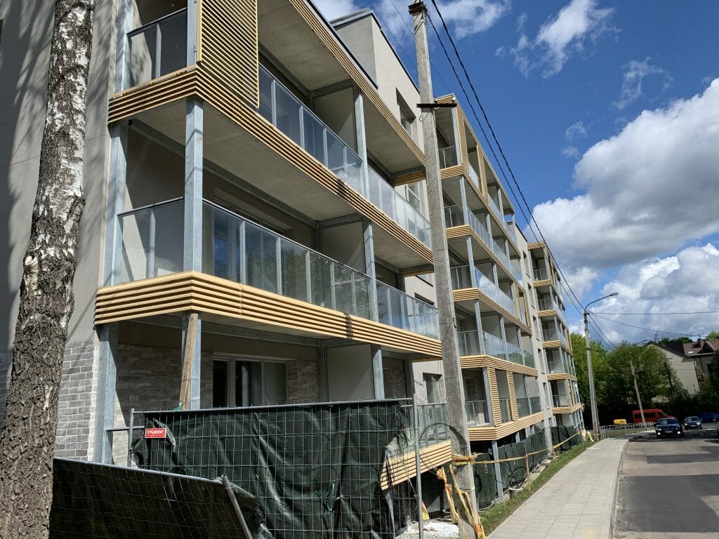 Sapiegų 19 (L. Sapiegos g. 19) - Multi apartment - construction photos