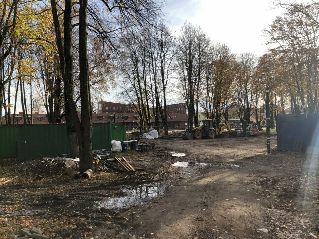 Danės krantinių rekonstrukcija (Danės g.) - Park - construction photos