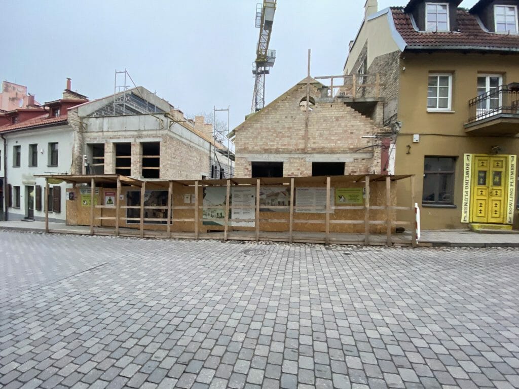 Užupio Mekas (Užupio g. 24) - Multi apartment, Non-food store - construction photos