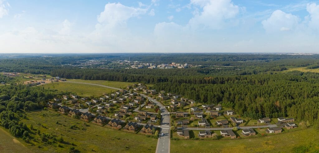 Miško panorama (Onuškio g.) - Maatükid - visuaalne