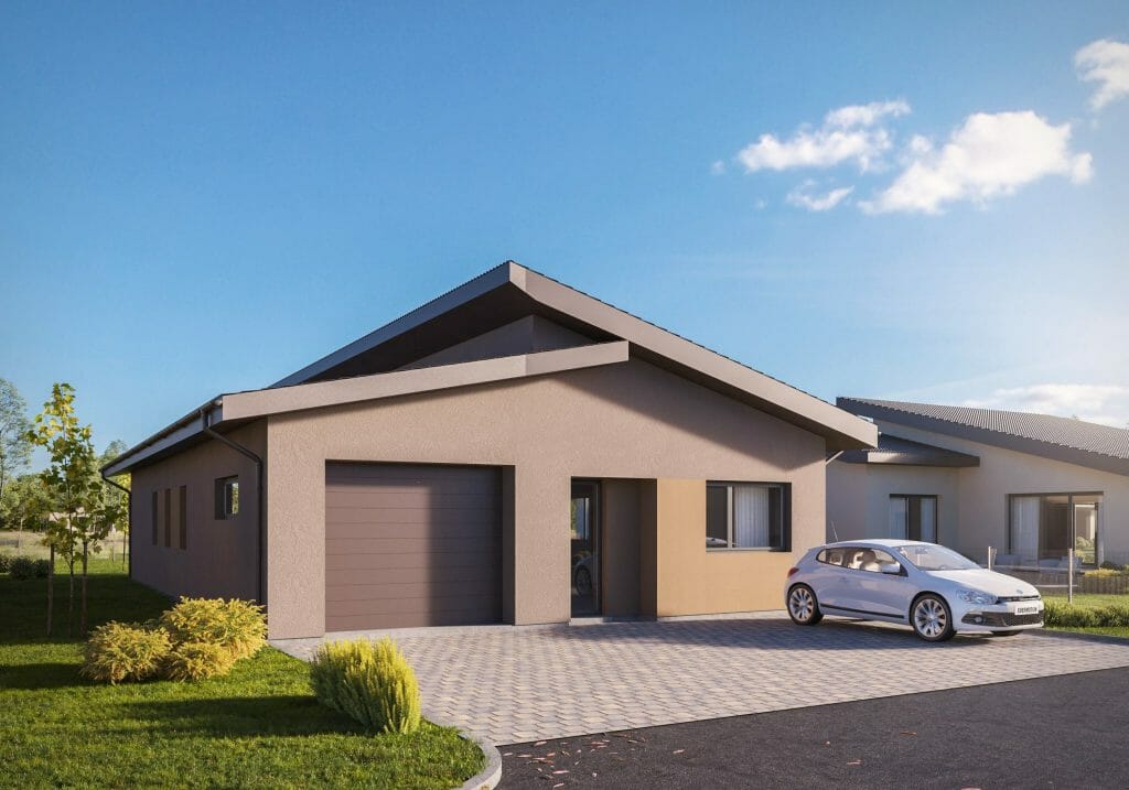 17 perlų (Uždaroji g.) - Private house community - visualization