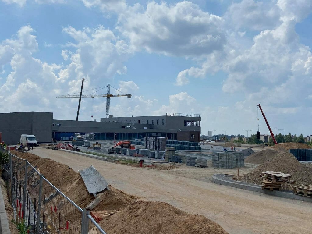 Pašilaičiai PC (Pavilnionių g. 55) - Tirdzniecības centrs - būvdarbu attēli
