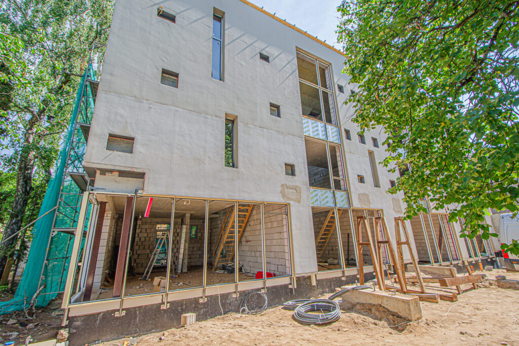 Lūšių 19 (Lūšių g. 19) - Row housing - construction photos
