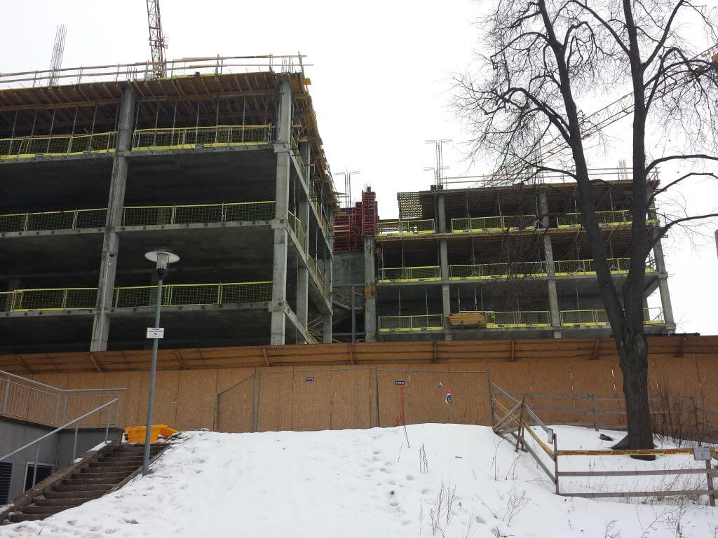 U219 (Ukmergės g. 219) - Office center - construction photos