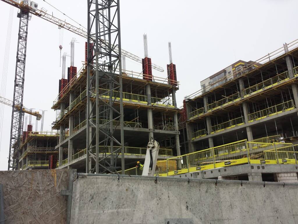 U219 (Ukmergės g. 219) - Office center - construction photos