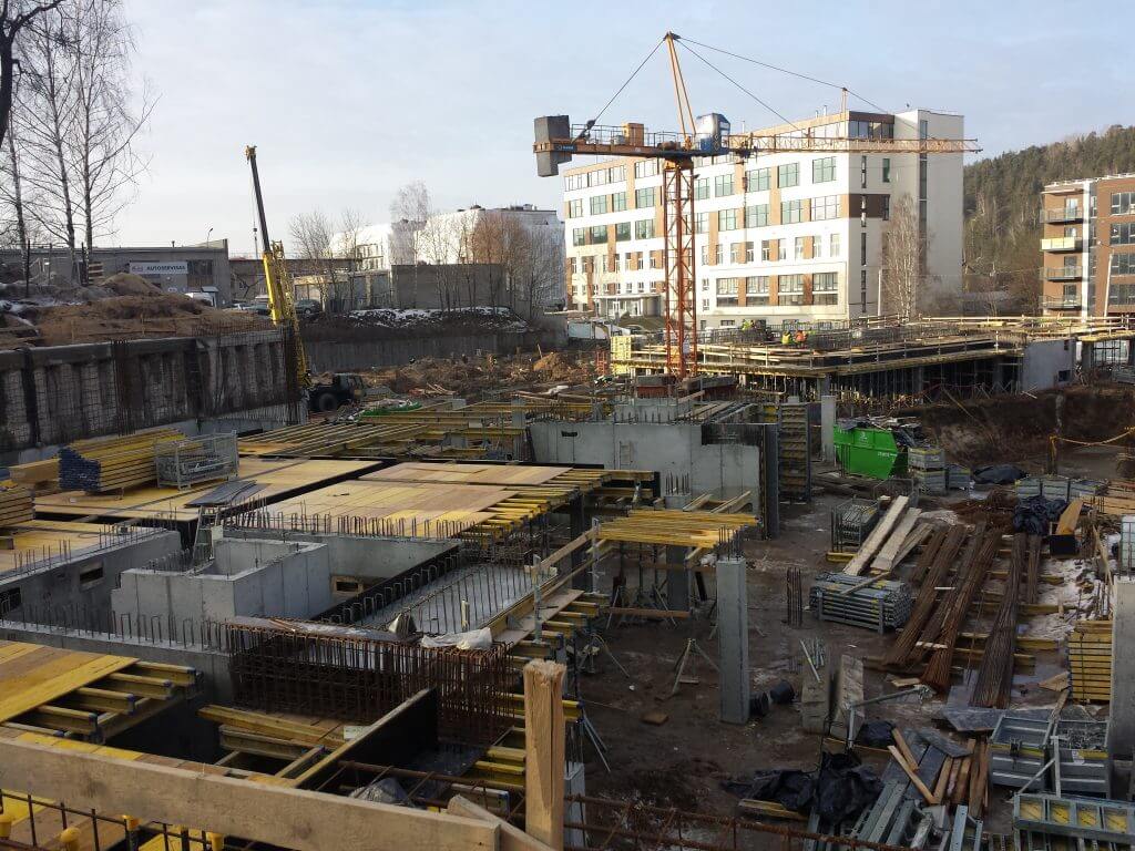Vilnelės slėnis (Pakraščio g. 20) - Multi apartment - construction photos