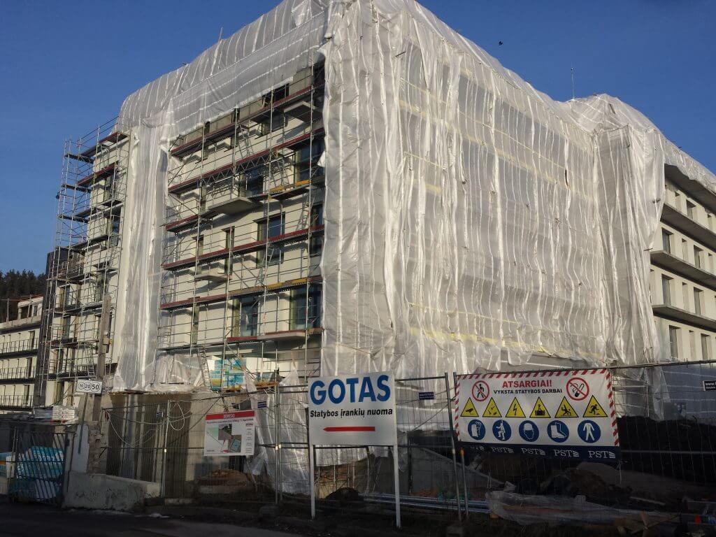 P9 (Paplaujos g. 9A) - Korterelamu - ehituse fotod