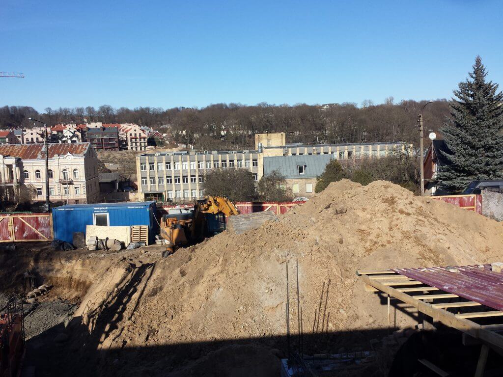 Aukštupis (Krivūlės g. 9) - Multi apartment - construction photos